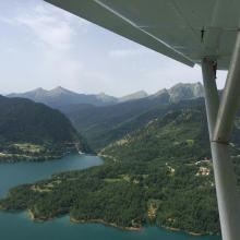 Aerial View of Plastiras Lake - Kastania - Agrafa